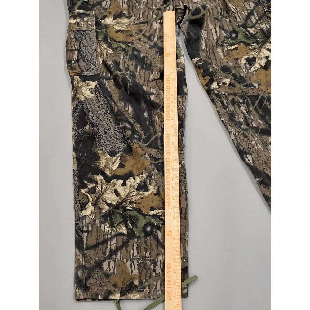 Vintage Mossy Oak Pants Men's 3XL Breakup Camo Hunting Adjustable Waist USA